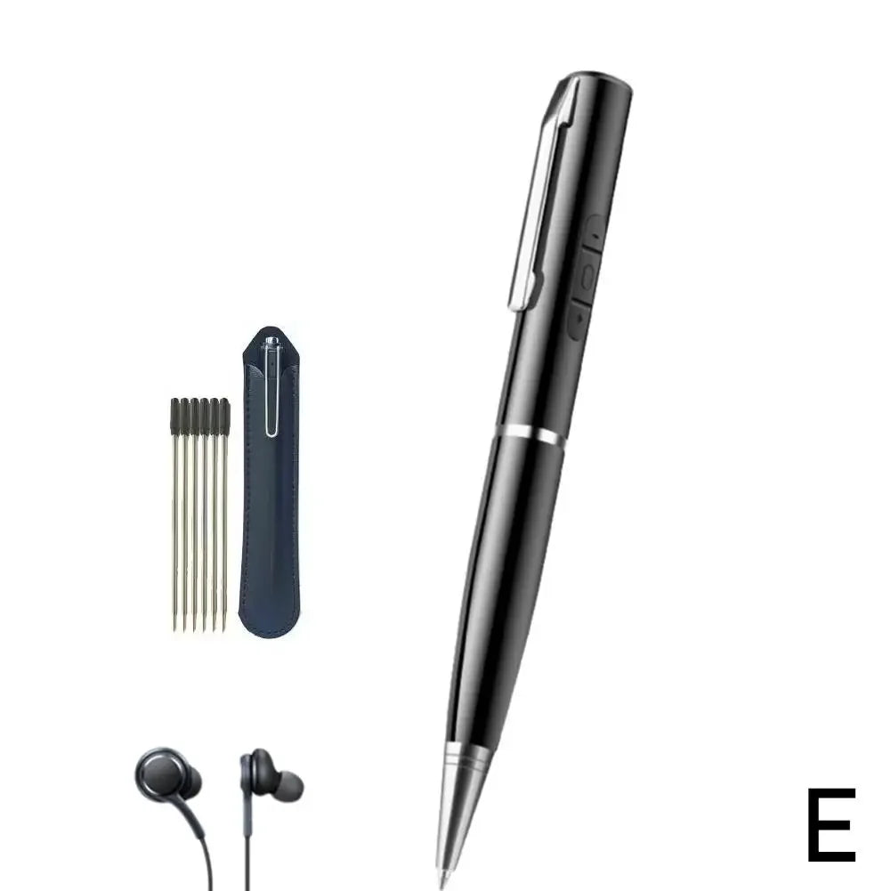 Recording Pen HD Business Meeting Student Class Use Portable Noise Capacity Reduction Large MP3 Walkman Pen-shaped D9R1