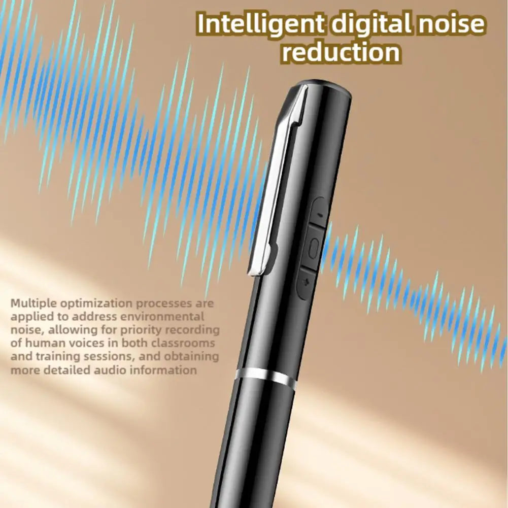 Recording Pen HD Business Meeting Student Class Use Portable Noise Capacity Reduction Large MP3 Walkman Pen-shaped D9R1